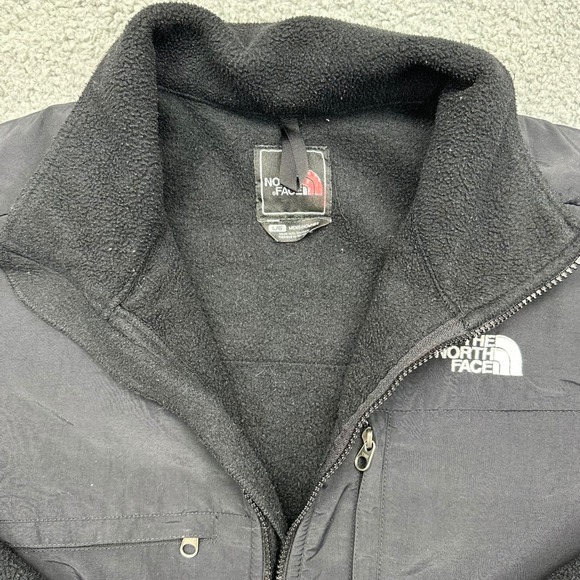 The North Face A193 F07 Mens Large Black Denali Polartec Full Zip Fleece Jacket - Picture 11 of 16